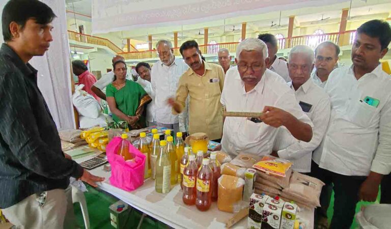 Two-day long organic farm products and mangoes exhibition-cum sale in Mancherial