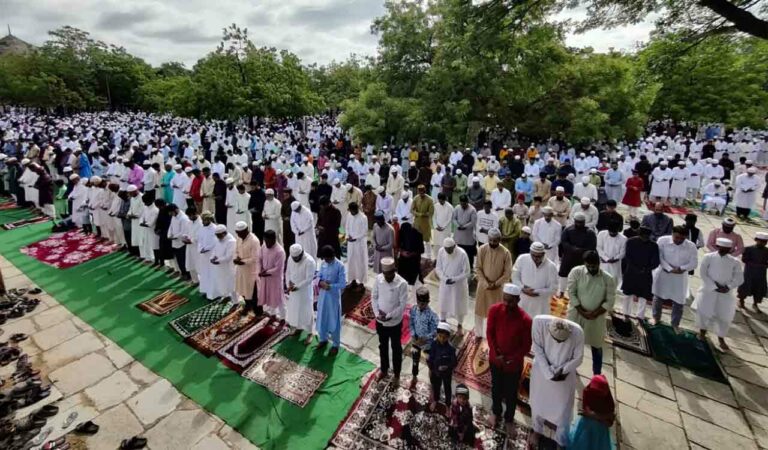 Muslims Celebrate Eid Ul Adha In Hyderabad (2)