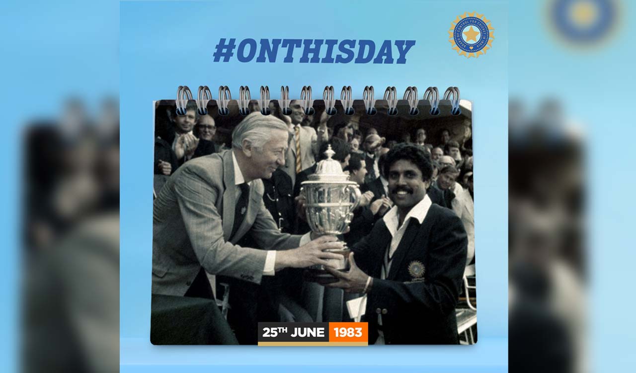 On this day in 1983, Team India brought down mighty West Indies to capture maiden Cricket World Cup title