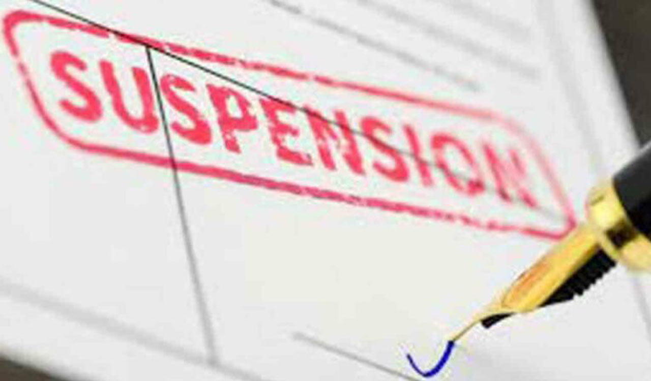 Cybercrime police station sub inspector placed under suspension