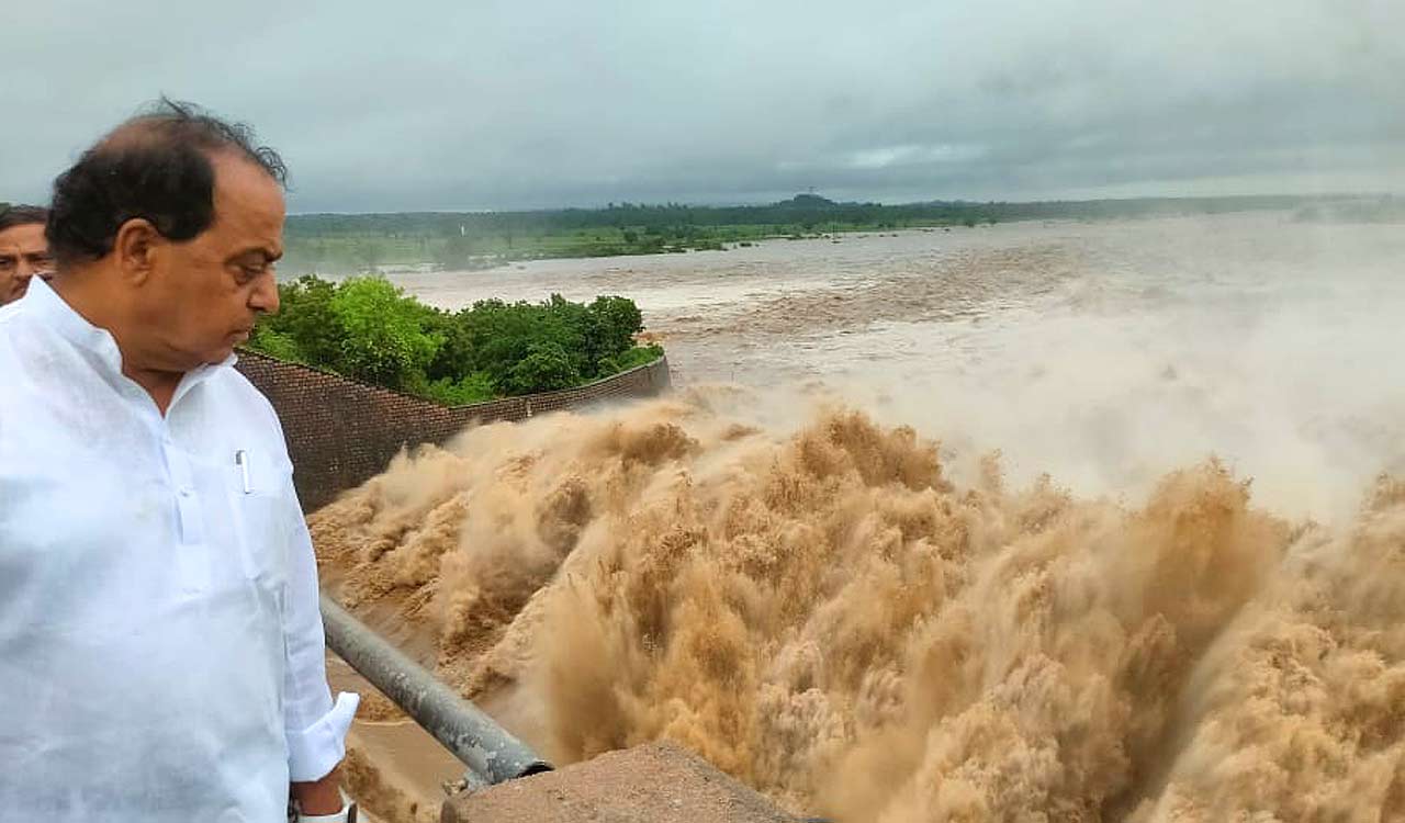 Rains in Nirmal: Efforts on to prevent human loss, says Indrakaran  Reddy-Telangana Today