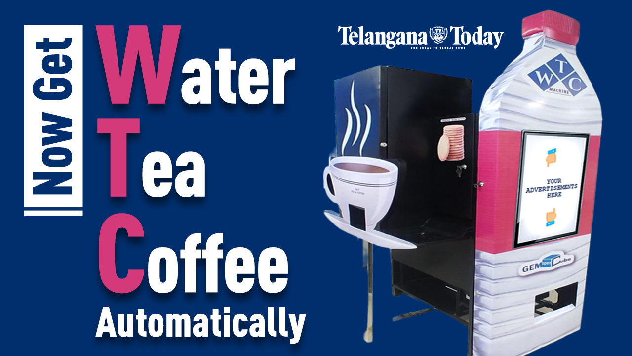 Water-Tea-Coffee (WTC) Machine Launched In Hyderabad | WTC Automatic Vending Machine