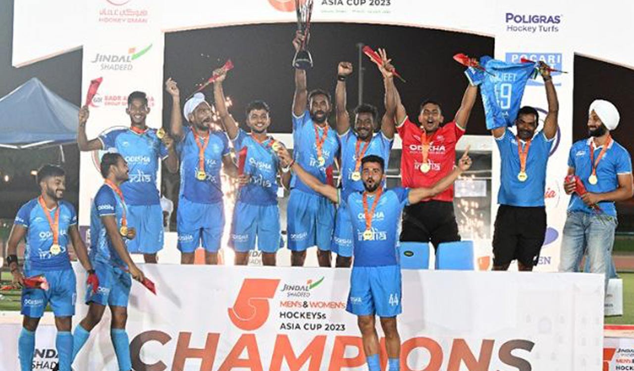 India beat Pakistan in thrilling shootout to win inaugural Men’s Hockey5s Asia Cup