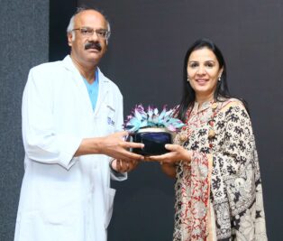 Dr D Nageshwar Reddy And Ritu Shah