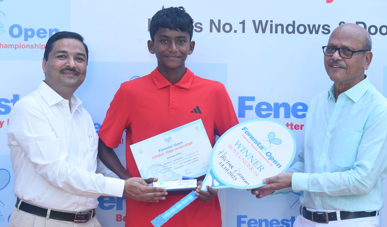 Telangana’s Rishitha, Hruthik crown champions at National Tennis Championship