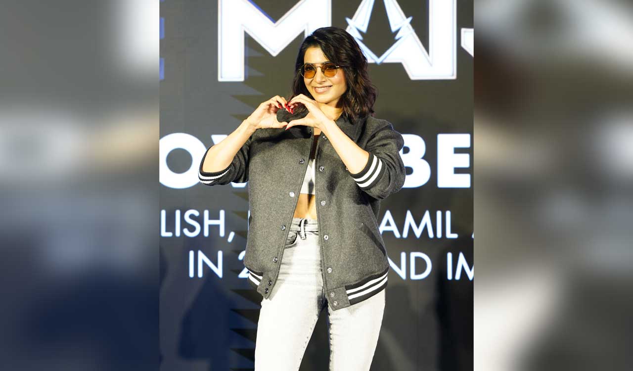 Samantha unveils special video for ‘The Marvels’ in Hyderabad