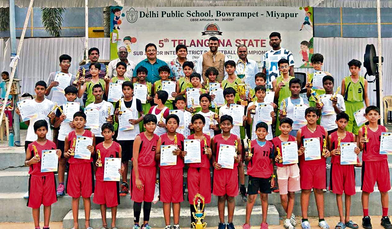 Vikarabad, Ranga Reddy clinch titles at Telangana State Inter-District Basketball Championship
