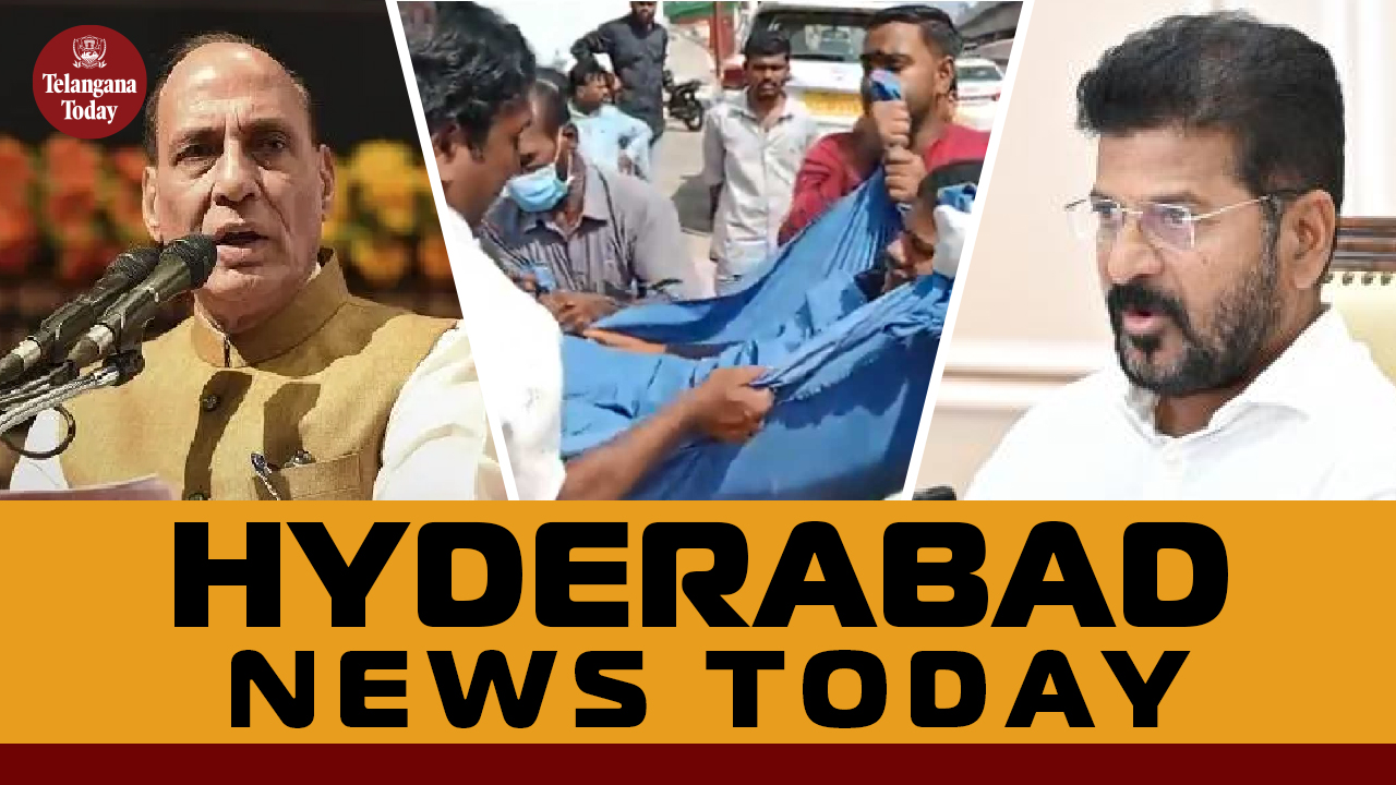 Hyderabad News Today: Revanth Reddy On Airport Metro, Rajnath Singh Visit, Karachi Bakery Explosion