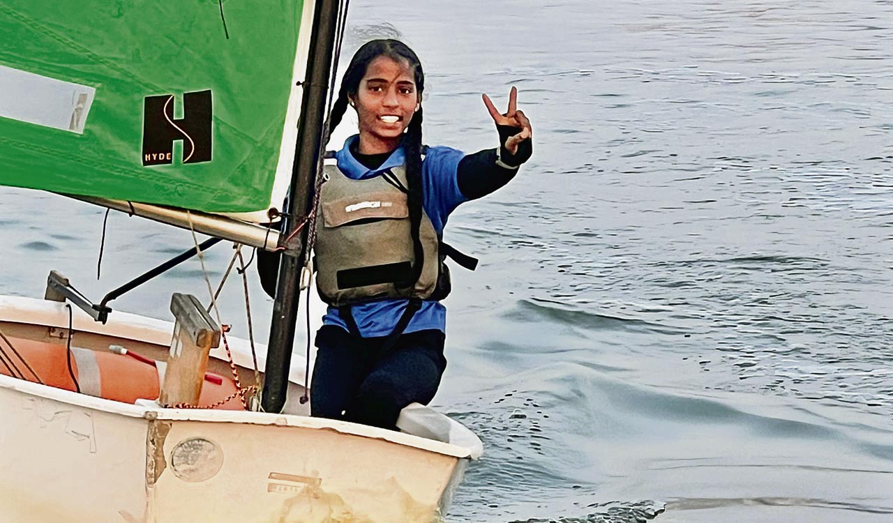 Hyderabad’s Lahiri in lead with hat-trick of wins at Telangana State Sailing Championships