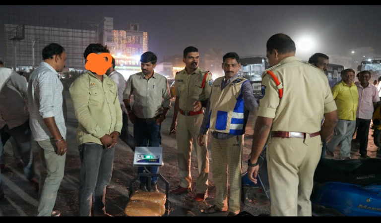 12 kg ganja seized at RC Puram in Sangareddy