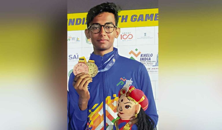 Telangana athletes Aashirwad, Nishka bag second gold medal at Khelo India Youth Game