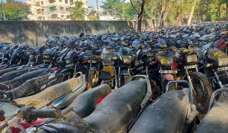 Auction Alert: Cyberabad Police to clear 544 unclaimed vehicles