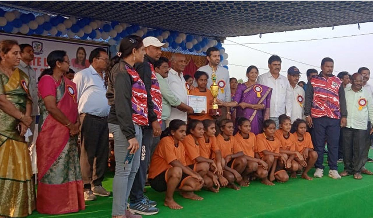 Telangana State Level Tribal Games and Sports Meet concludes on grand note in Kothagudem
