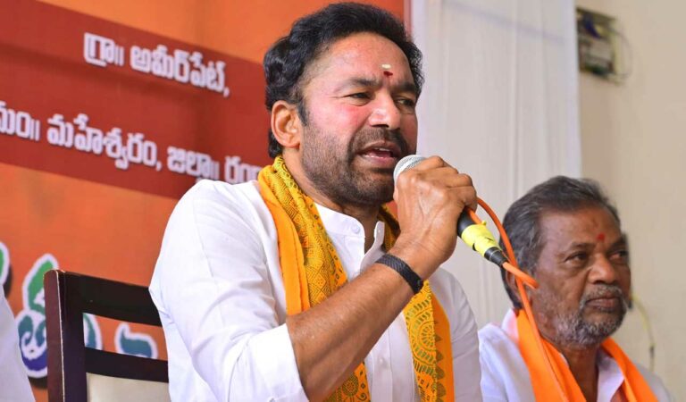 Cong misleading people on reservations, says Kishan Reddy