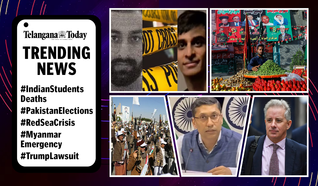Trending News Today: Indian Students Deaths in US, Pakistan General Elections, Red Sea Crisis