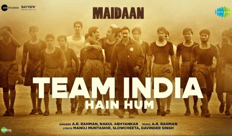 ar rahmans motivational song team india from maidaan out now