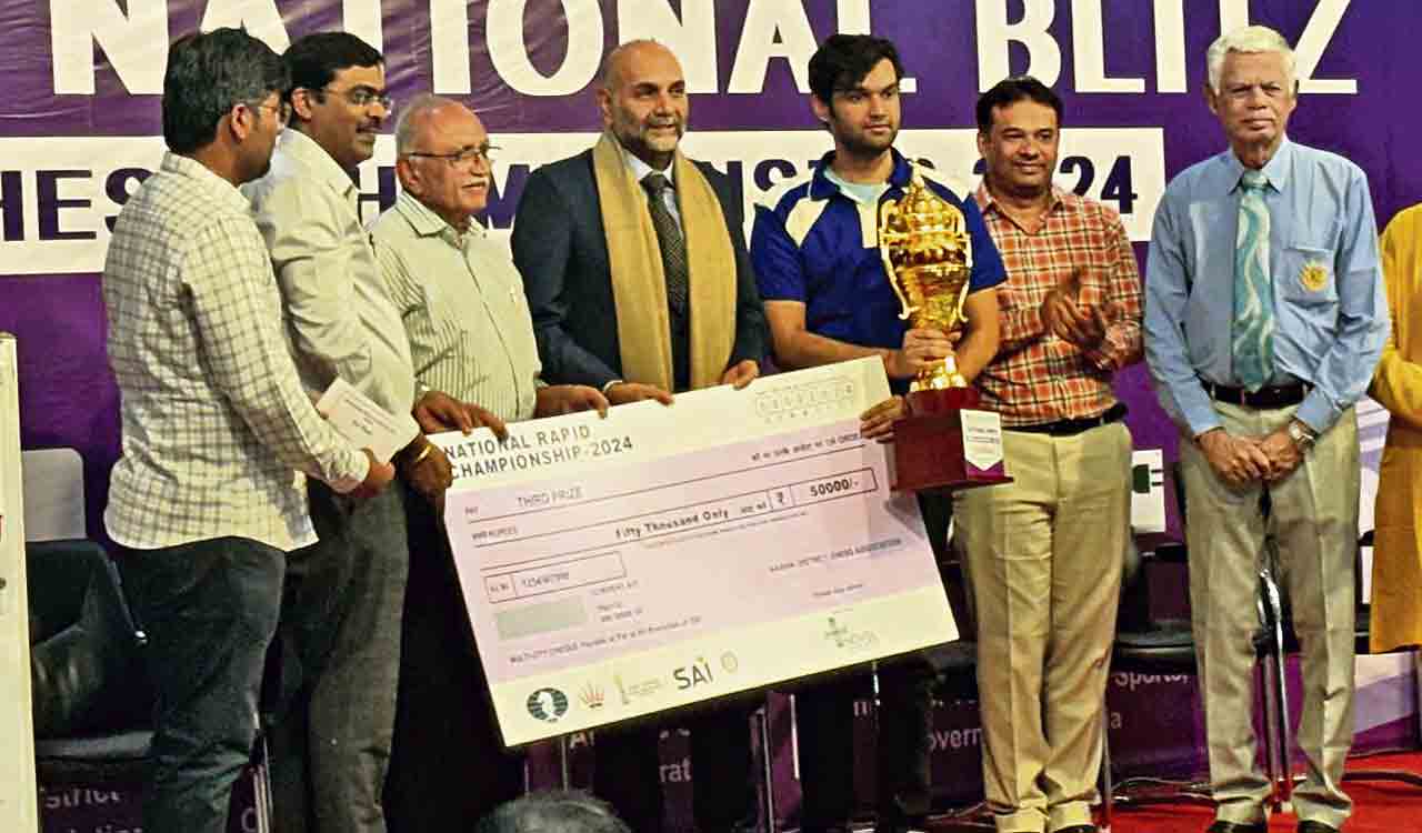 Telangana’s Rithvik clinches bronze medal at National Rapid Chess Championship