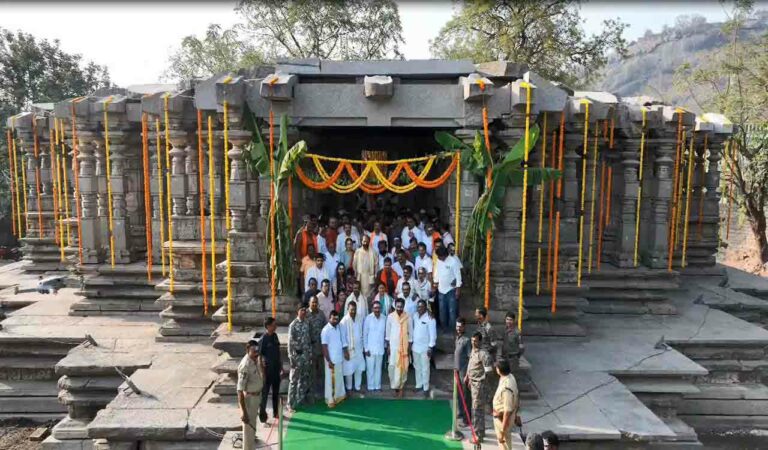 Kishan Reddy, Telangana Ministers inaugurate renovated 'Kalyana Mandapam' at 1000-pillar temple