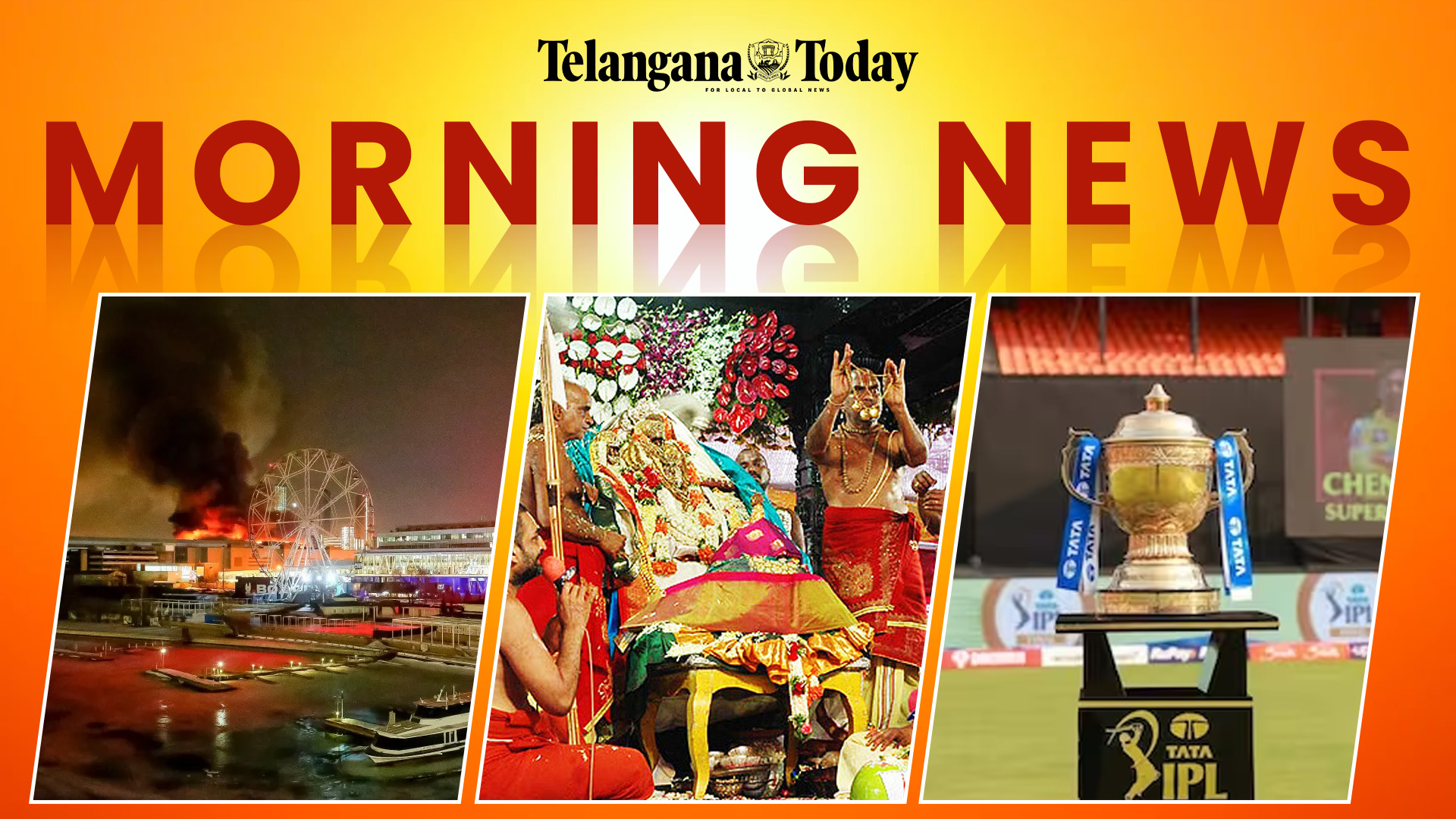 Morning News Today: Moscow Attack, Sri Ram Navami in Bhadrachalam, IPL Playoffs 2024