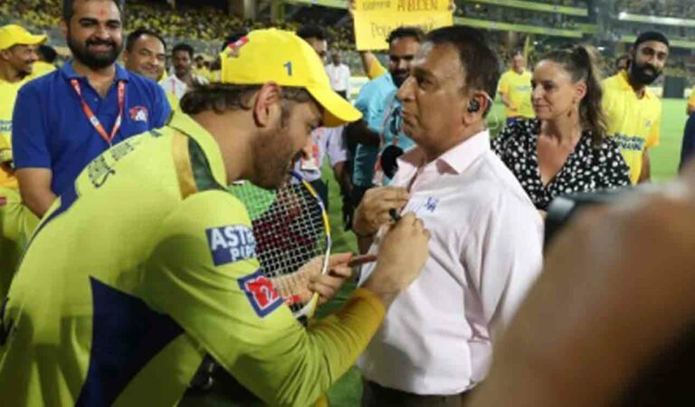 My shirt signed by Dhoni is still proudly kept in my house: Gavaskar