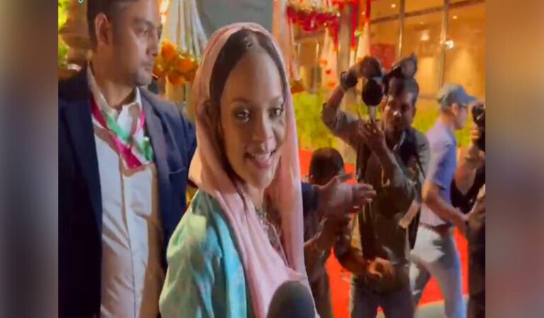 rihanna leaves jamnagar after anant ambanis pre wedding bash