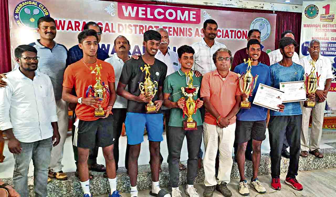 Telangana’s Tarun clinches men’s singles title in AITA Tennis Tournament