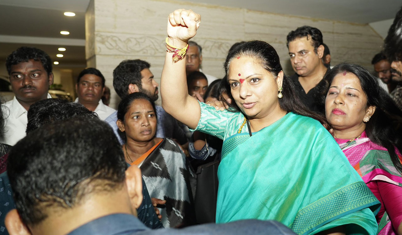 This is not a money laundering case, but a political laundering one: Kavitha