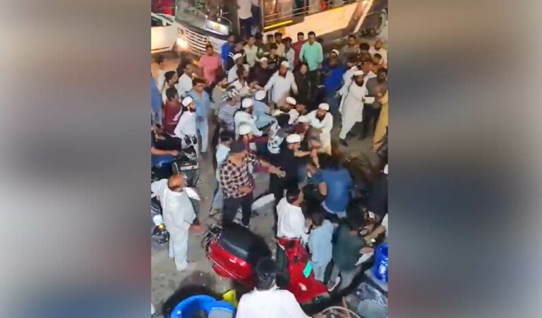 Watch: Clash over haleem payment sparks chaos in Musheerabad