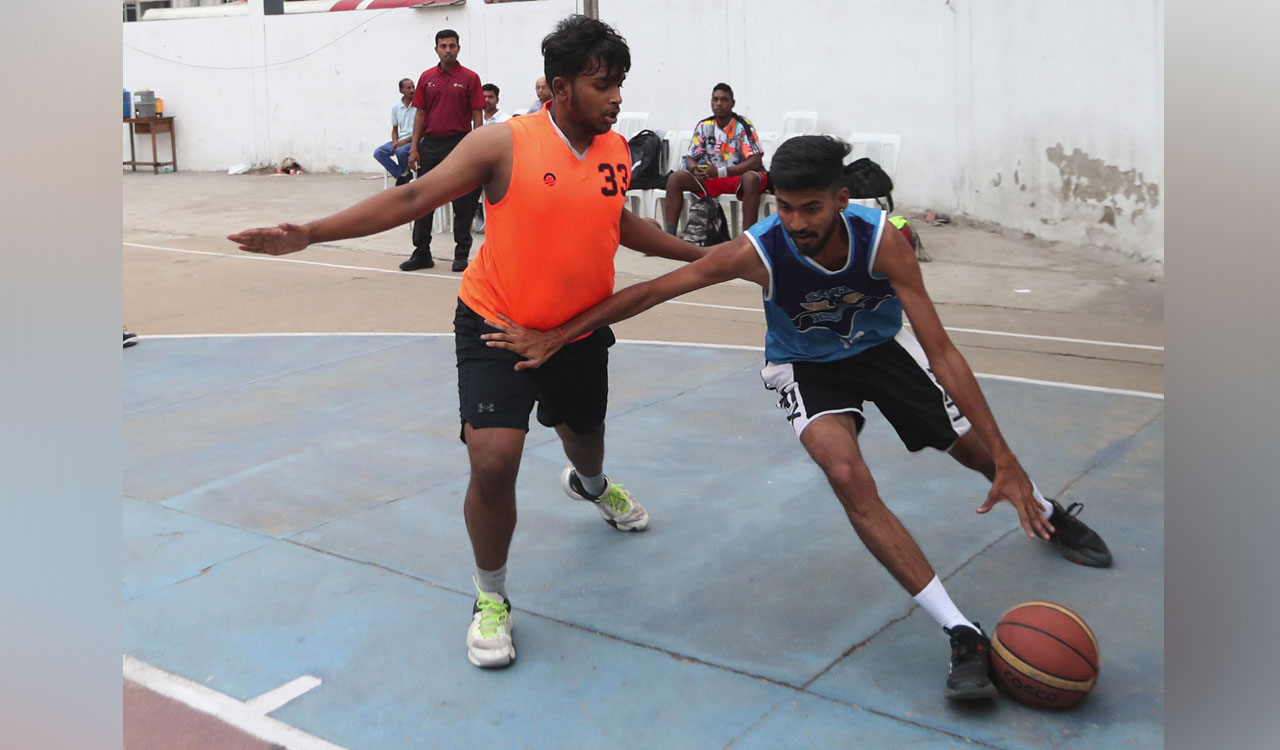 Saints record first win, beat Telangana Youth “A” at Samuel Vasanth Kumar Basketball Tournament