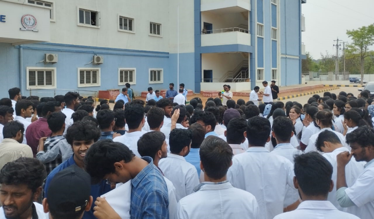 Kothagudem Medical College girl students accuse principal of misbehaviour