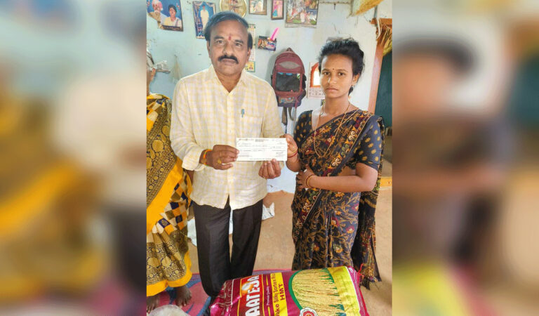 Telangana Today impact: Widow of farmer gets support from Raghu Arikepudi Trust