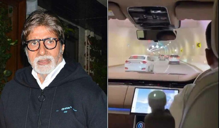 Amitabh Bachchan takes under-sea tunnel in Mumbai, calls it a ‘marvel’