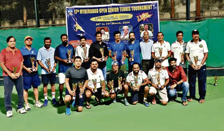 Arun clinches twin titles in Tennis
