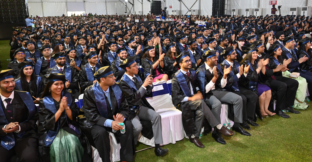 Hyderabad: ISB celebrates graduation of 866 PGP students