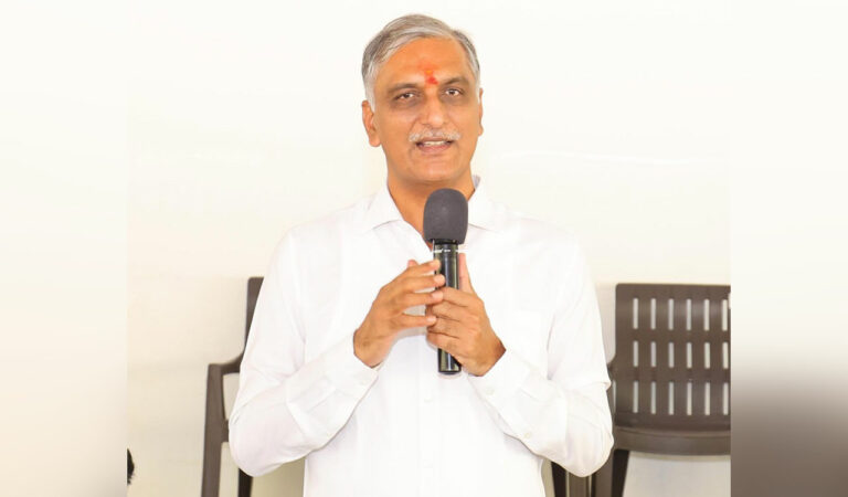 Harish Rao Slams Govt For Deteriorating Conditions In HostelsKCR created Medak which Indira Gandhi failed to, says Harish Rao