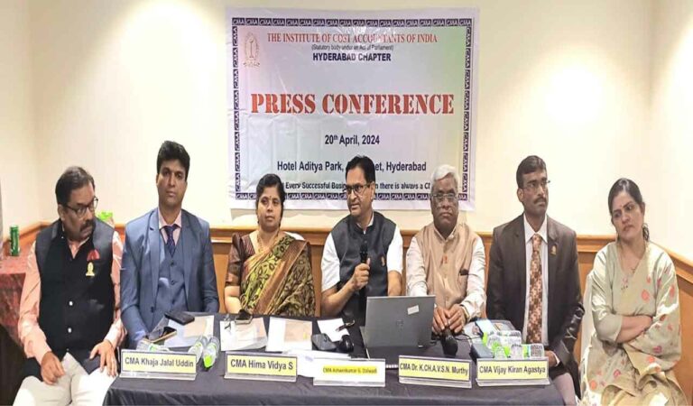 Hyderabad: ICMAI president urges youth to pursue CMA course