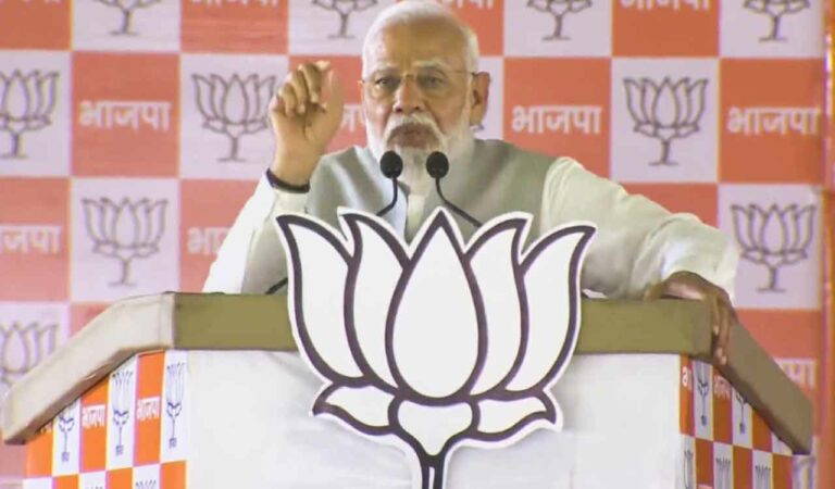 INDIA bloc leaders came together to hide their corruption, says PM Modi in Maharashtra