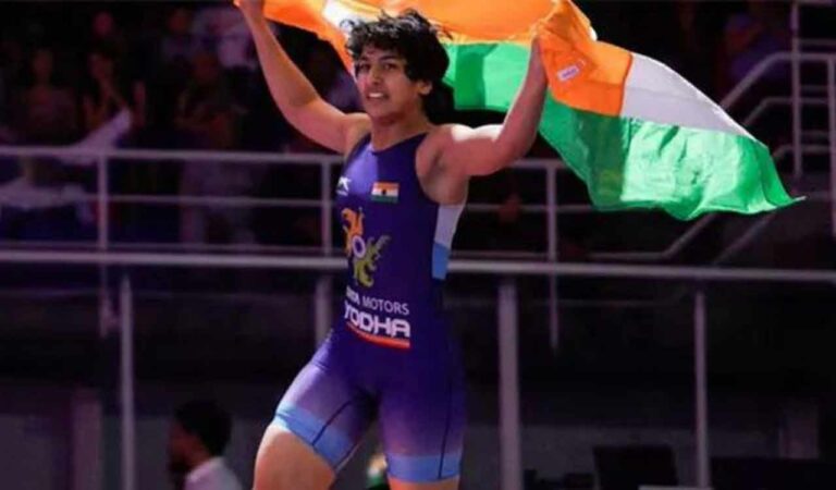 india secures nine medals in asian wrestling championships 2024