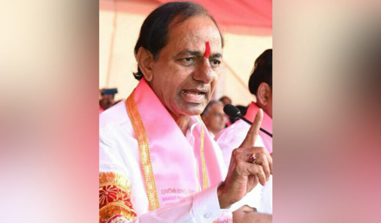 Foundation day: KCR greets cadre