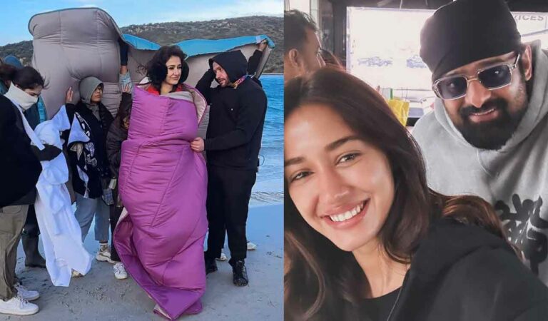 'Kalki 2898 AD' shoot diaries: Disha braves chilly winds, poses with Prabhas in Italy