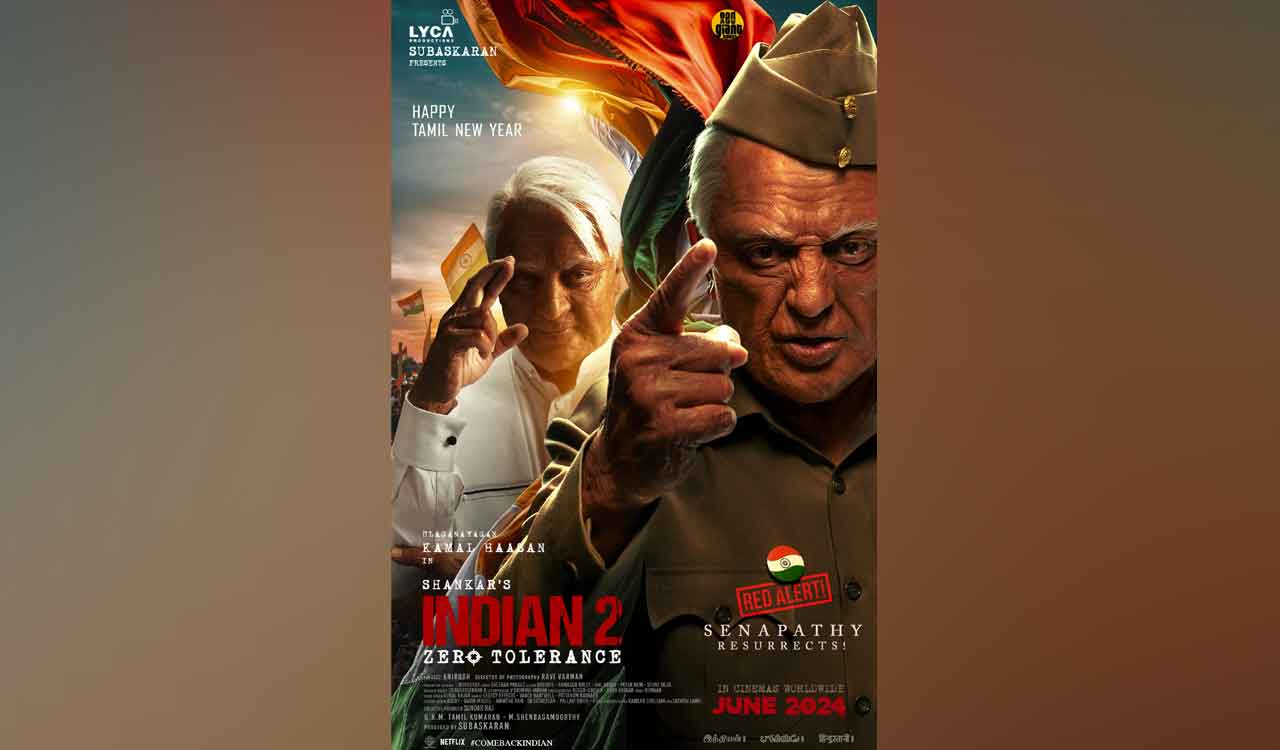 Kamal Haasan’s Senapathy gets resurrected in new poster for Shankar’s ‘Indian 2’