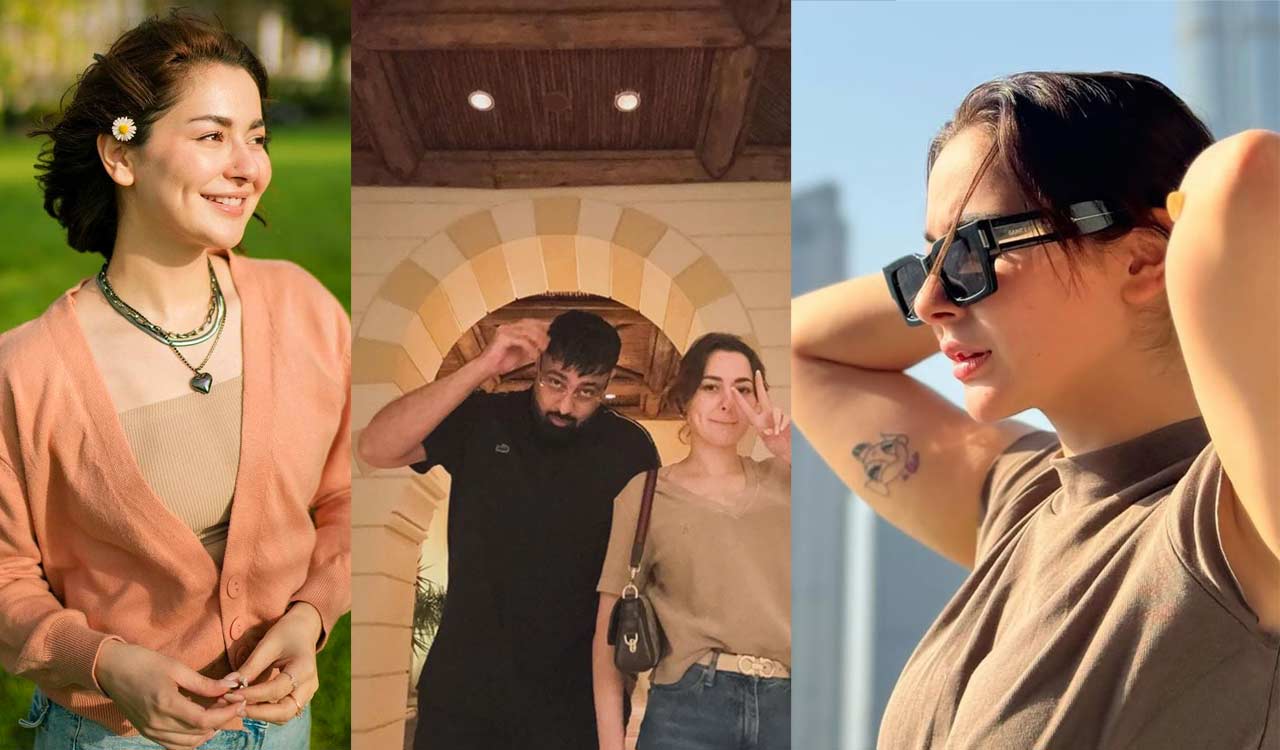 Pakistani actress Hania Aamir enjoys Dubai trip with Indian Rapper Badshah