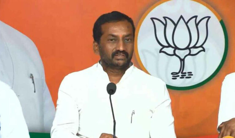 BJP’s Raghunandan Rao complains with EC against BRS candidate