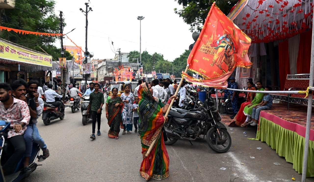 Sri Rama Navami Shobha Yatra begins on grand note in Hyderabad