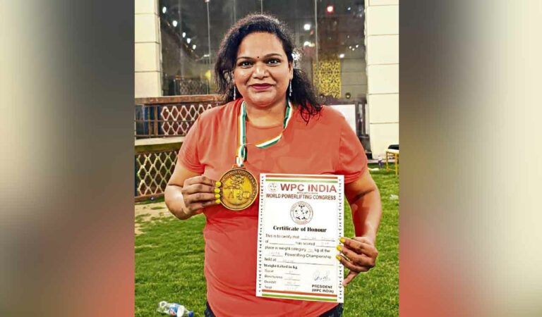 ts shilpa clinches silver in powerlifting