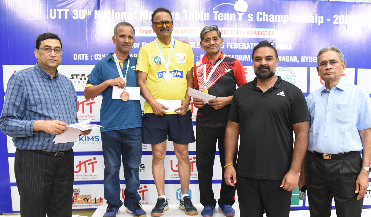 Ulhas clinches title at UTT 30th Masters National Table Tennis Championships