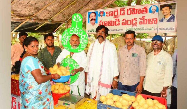 Vanajeevi Ramaiah inaugurates carbide-free Mango mela in Khammam
