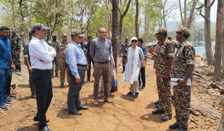 DGP visits Maoist affected areas on Telangana-Chhattisgarh borders