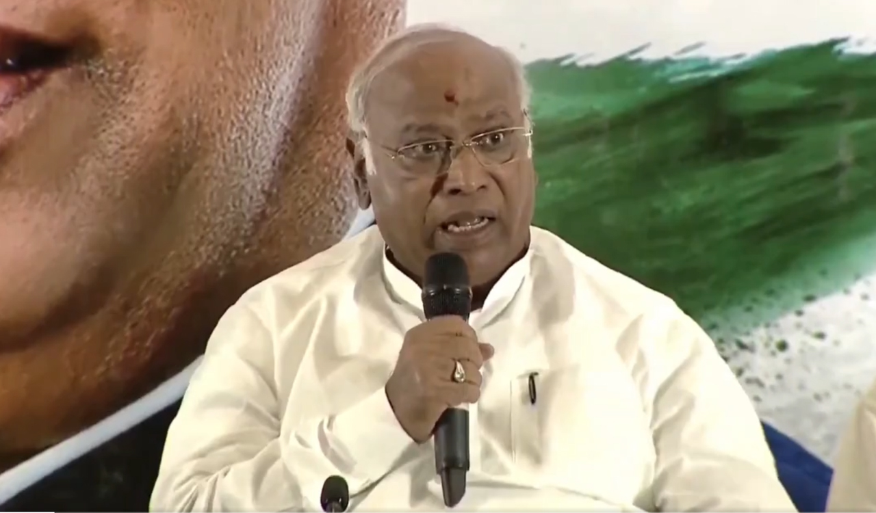 After Rahul says six guarantees implemented in Telangana, Kharge says five implemented